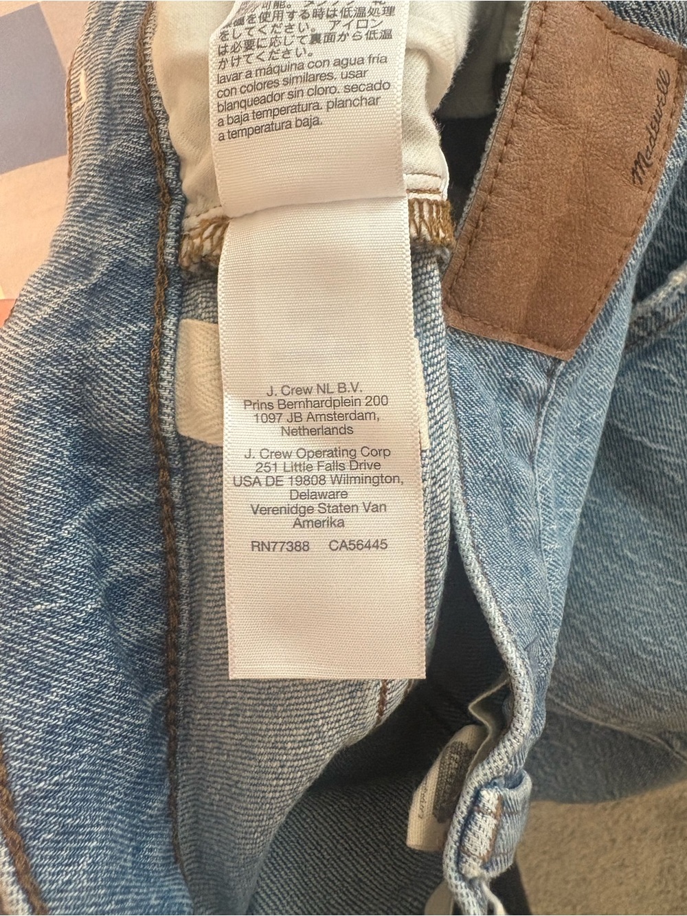 Madewell Light Blue Wide-Leg Cropped Jeans - Picture 10 of 12